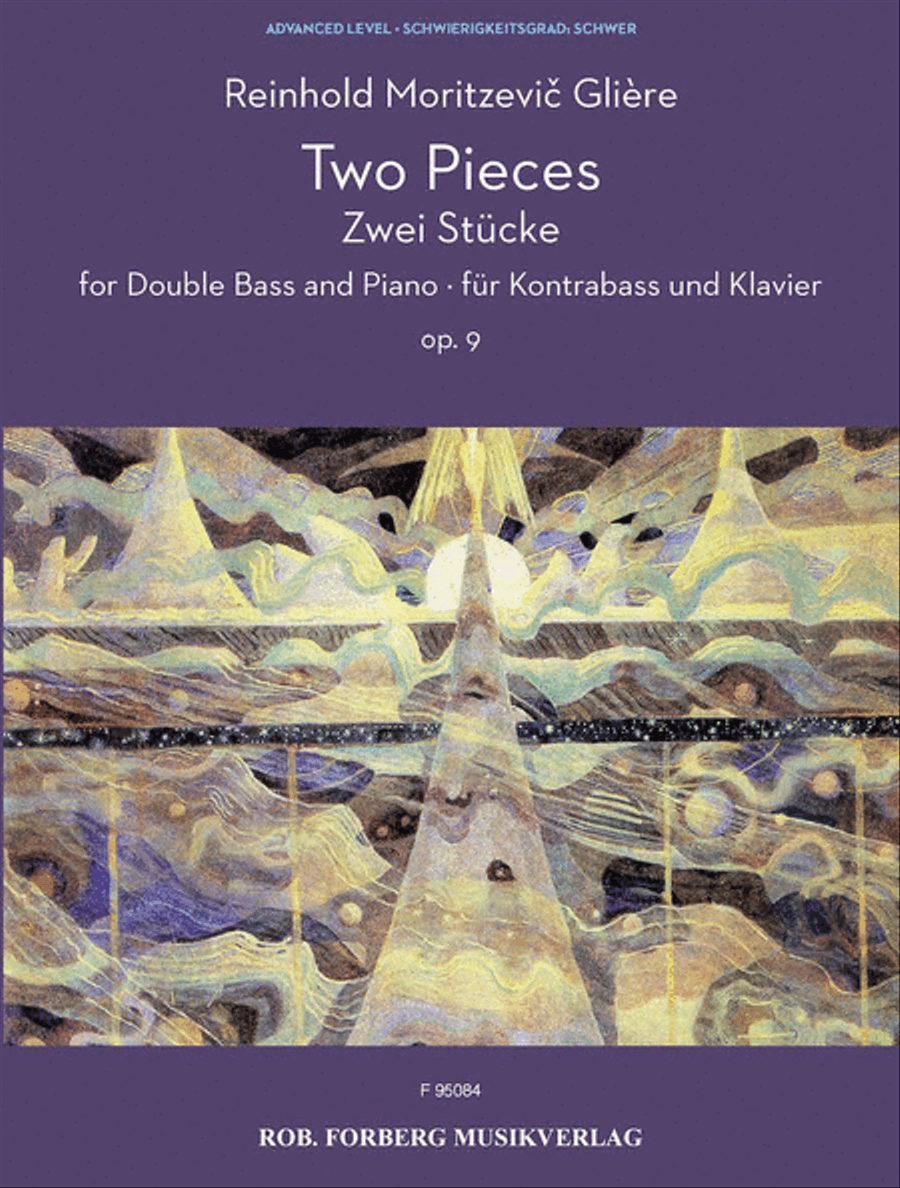 Two Pieces Op. 9 Double Bass scores gallery preview page 1
