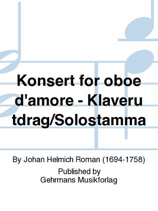 Konsert for oboe d'amore - Klaverutdrag/Solostamma