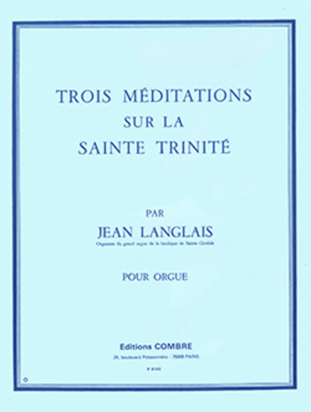 Meditations sur la Sainte Trinite (3)