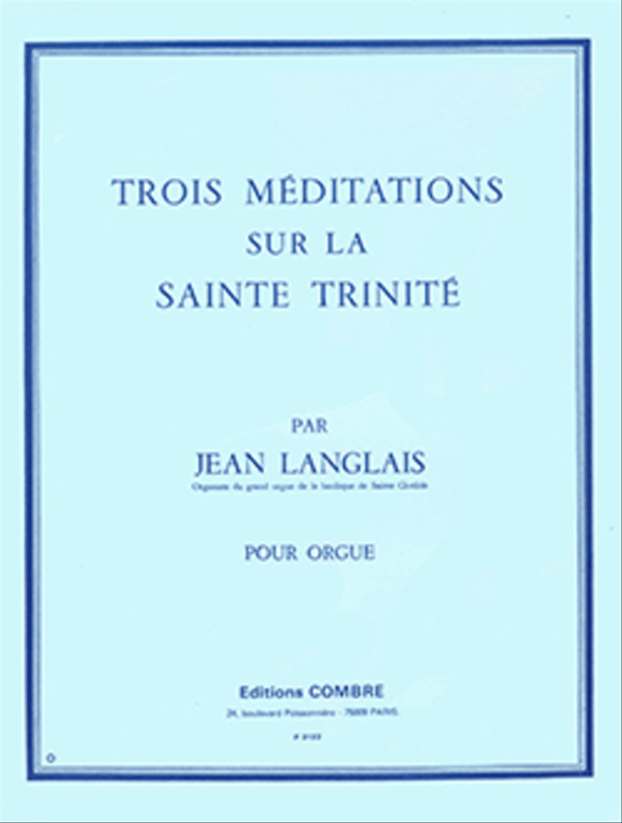 Meditations sur la Sainte Trinite (3)