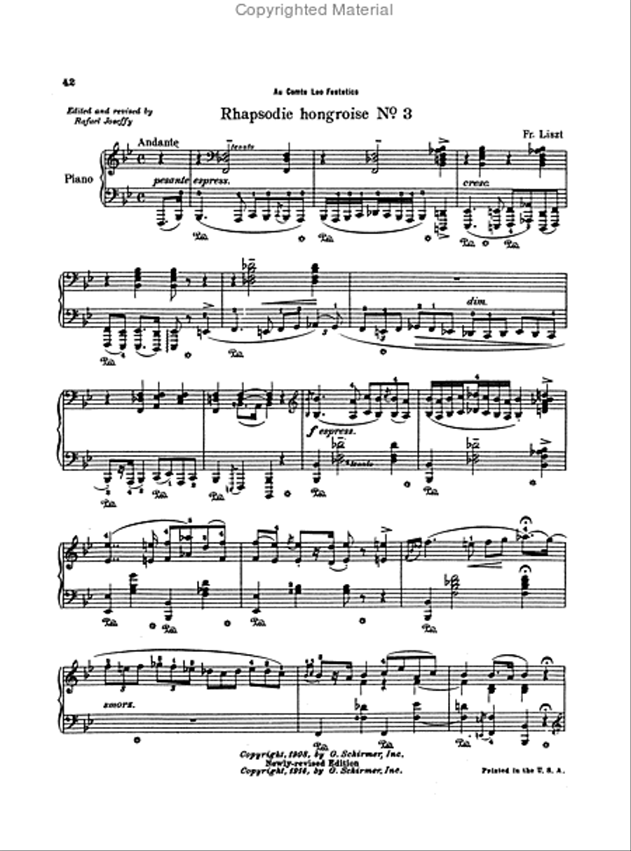 Rhapsodies Hongroises – Book 1: Nos. 1 – 8 Piano Solo scores gallery preview page 4