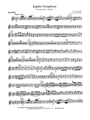 Jupiter Symphony, 1st Movement: 2nd Oboe