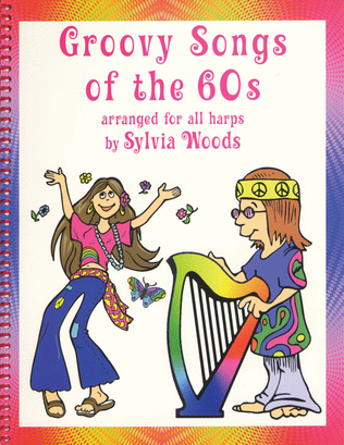 Book cover for Groovy Songs of the '60s for Harp