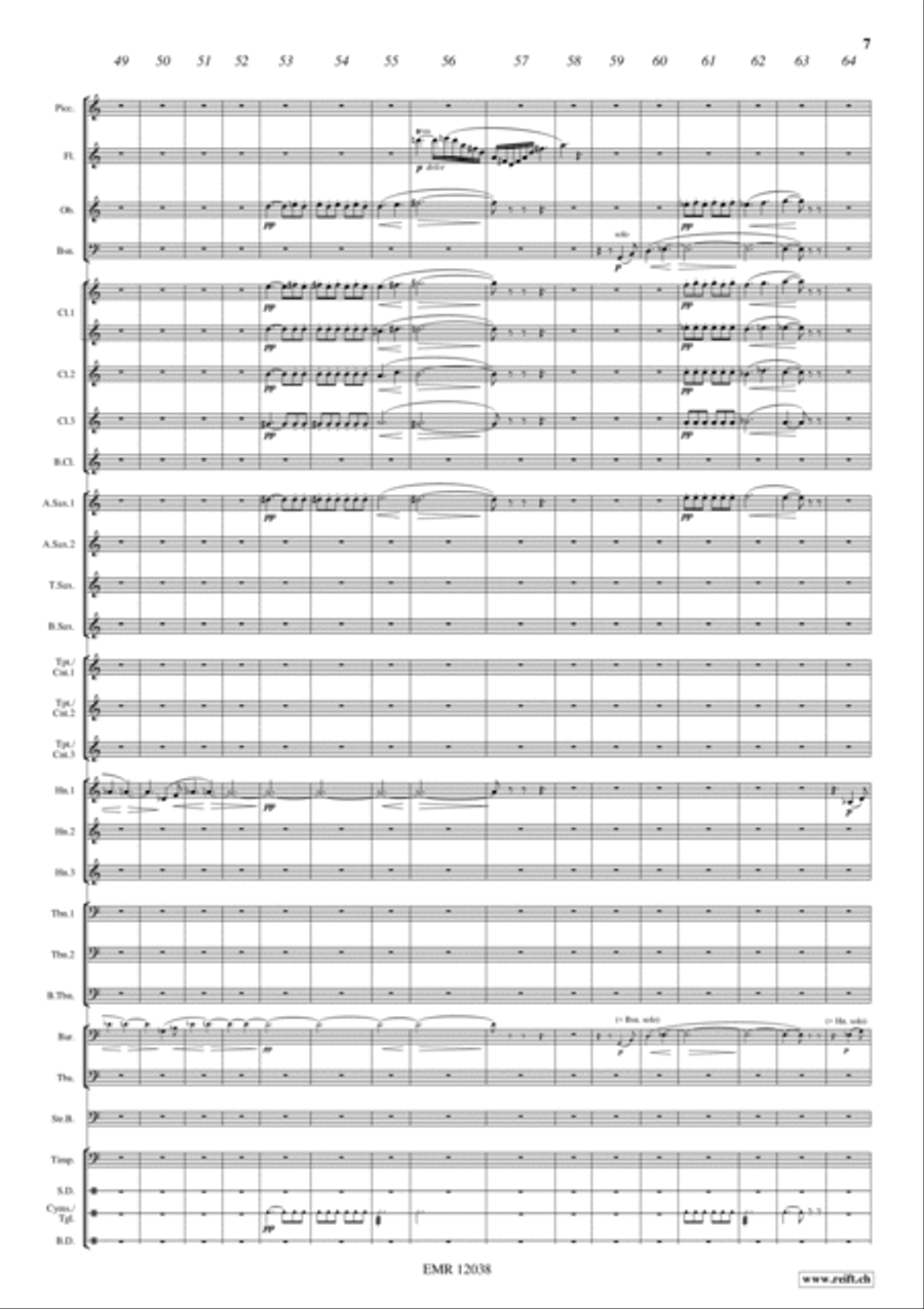 Die schone Galathee Die schone Galathee Concert Band scores gallery preview page 8