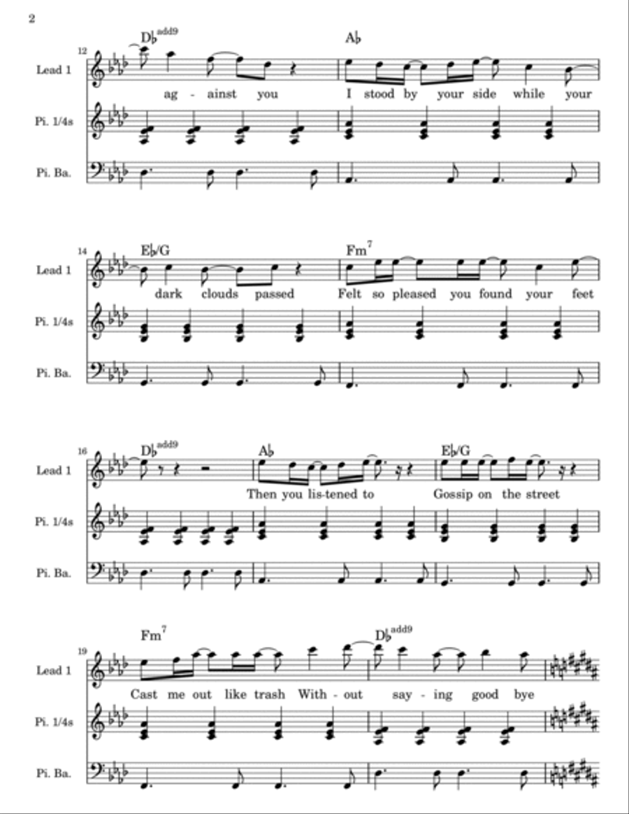 True Love Voice scores gallery preview page 2