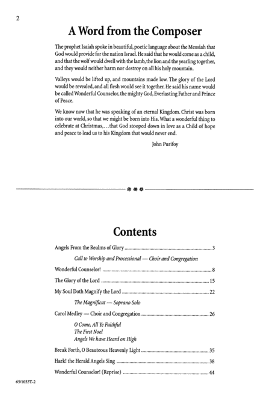 Wonderful Counselor 3-Part scores gallery preview page 4