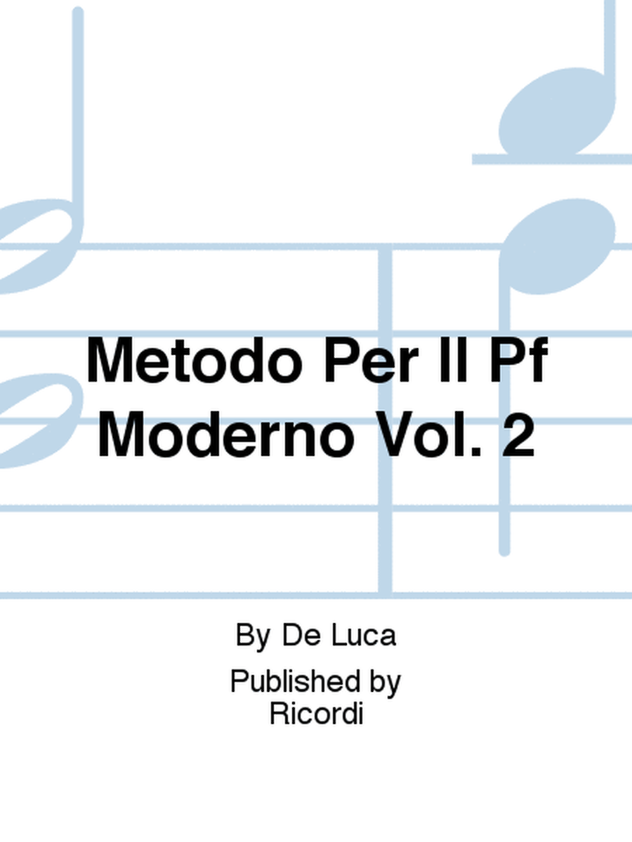 Metodo Per Il Pf Moderno Vol. 2