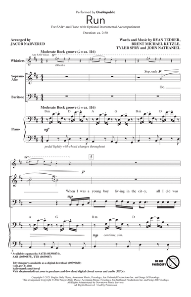 Run (arr. Jacob Narverud)