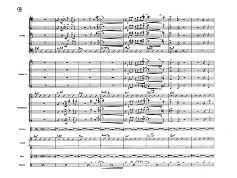 Superbone Meets The Badman Jazz Ensemble scores gallery preview page 11