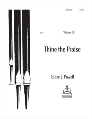 Book cover for Thine the Praise, Vol. 3