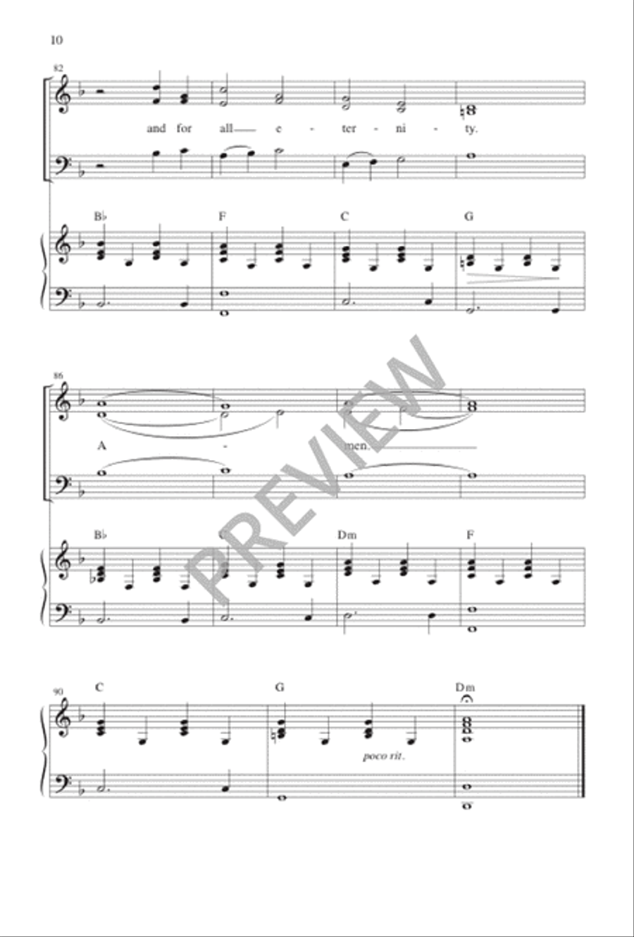 Faithful Cross Faithful Cross 3-Part scores gallery preview page 10