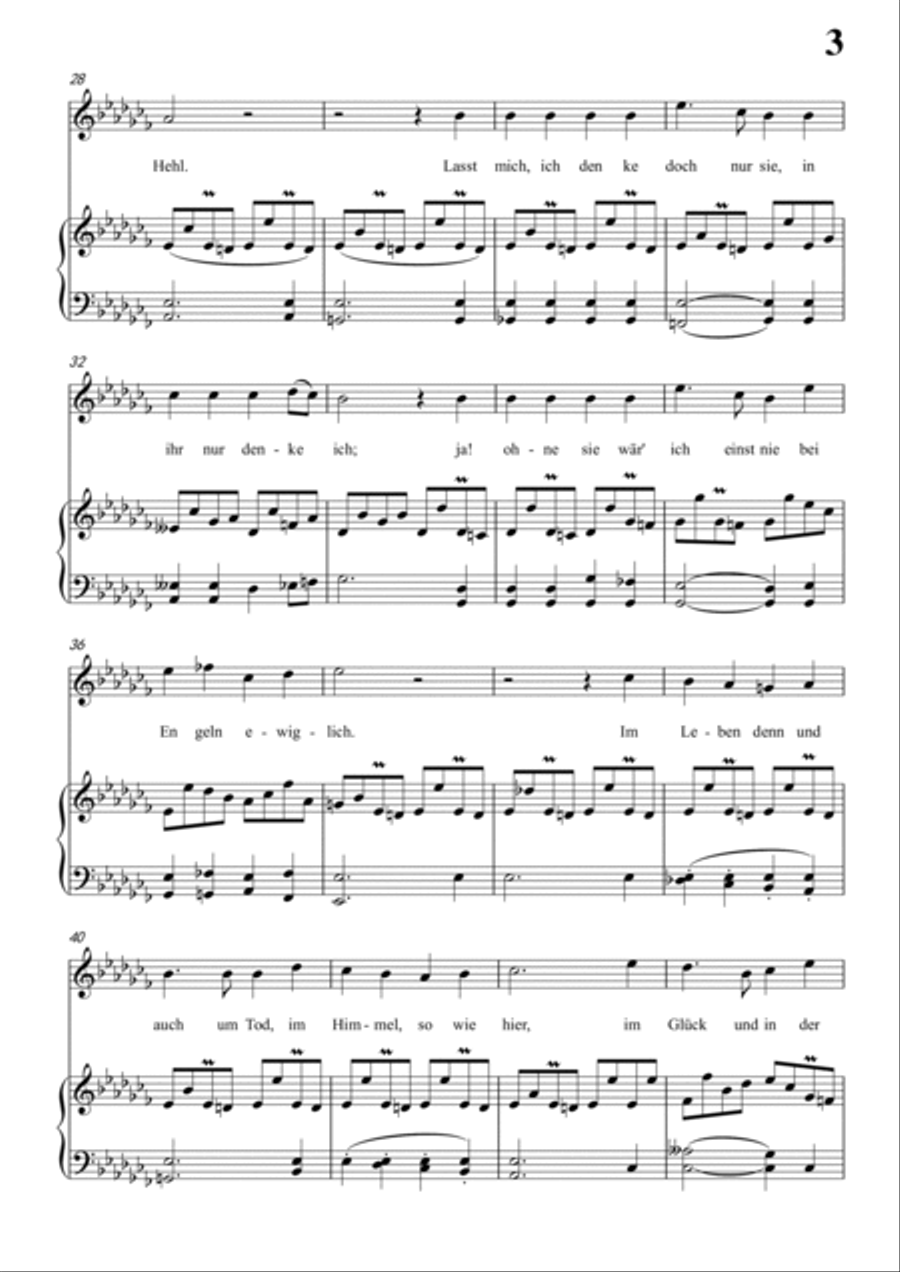 Schubert-Hippolit's Lied in #G minor,for Vocal and Piano Voice scores gallery preview page 4