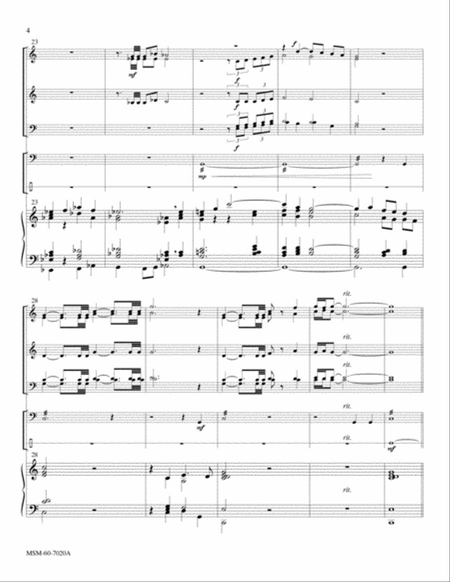 Lift High the Cross Lift High the Cross Choir scores gallery preview page 5