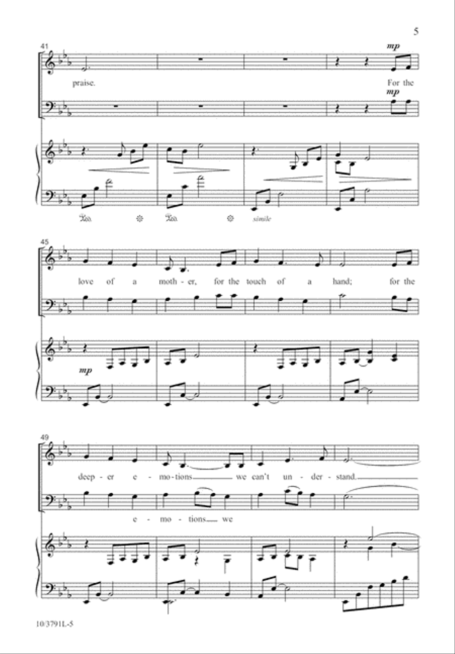 Simple Praise 3-Part scores gallery preview page 6