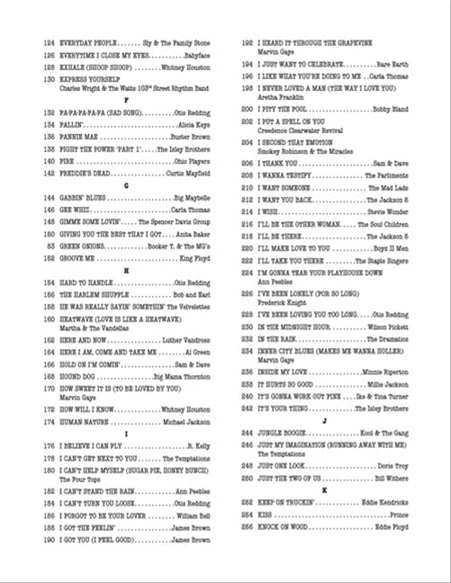 The Real R&B Book Piano scores gallery preview page 3