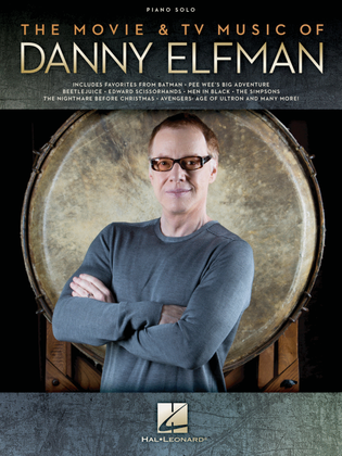 Book cover for The Movie & TV Music of Danny Elfman