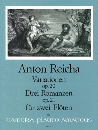 Book cover for Variations op. 20 - 3 Romances op. 21
