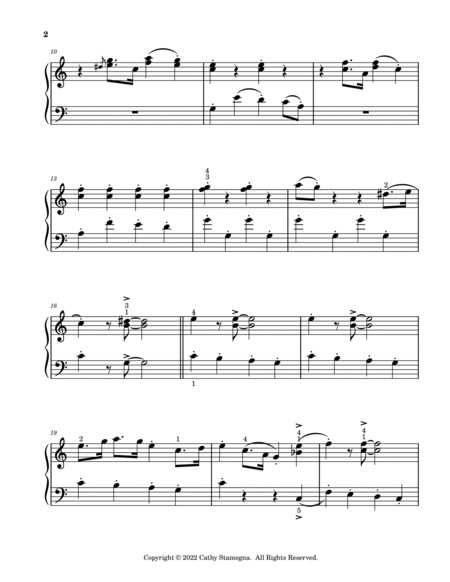 Jingle Bells (Piano Solo) - Intermediate/Late Intermediate Piano Solo) image number null