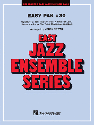 Book cover for Easy Jazz Ensemble Pak #30