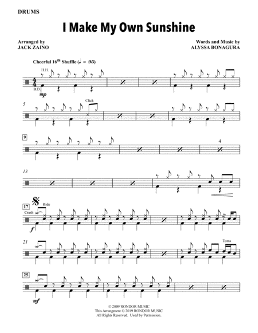 I Make My Own Sunshine Choir scores gallery preview page 3