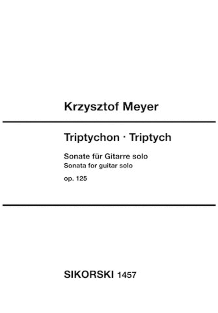 Triptych Sonata Acoustic Guitar scores gallery preview page 1