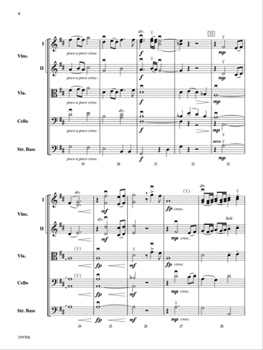 Firelight, Candlelight: Score String Orchestra scores gallery preview page 4