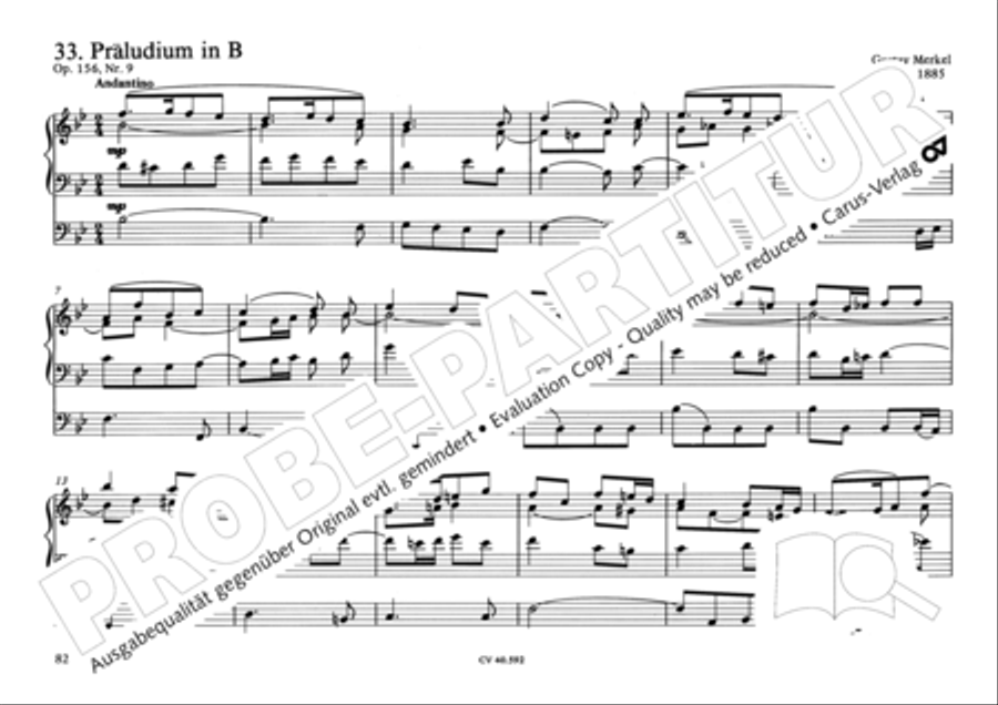 Free Organ Music from the Romantic Period, Vol. II (Freie Orgelmusik der Romantik, Band II) Organ scores gallery preview page 83