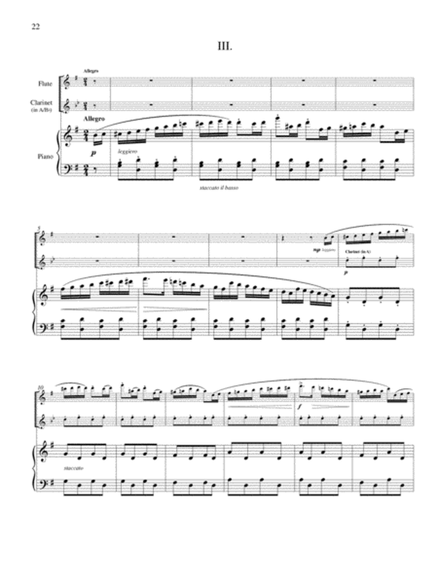 Trio, Op. 119, for Flute, Clarinet (A/B-flat) and Piano