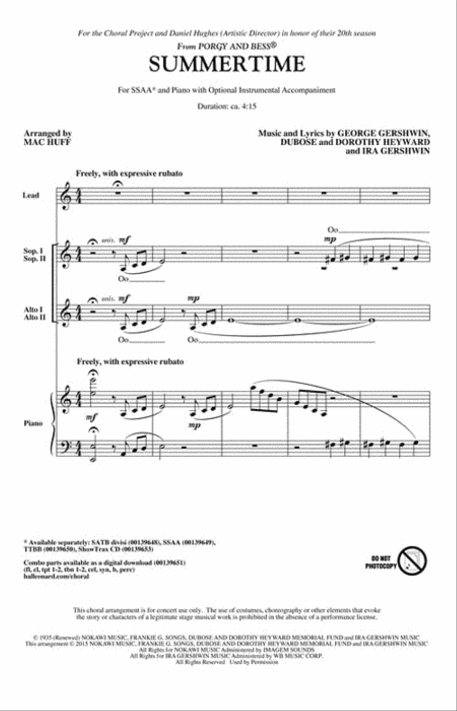 Summertime Summertime SSAA scores gallery preview page 2