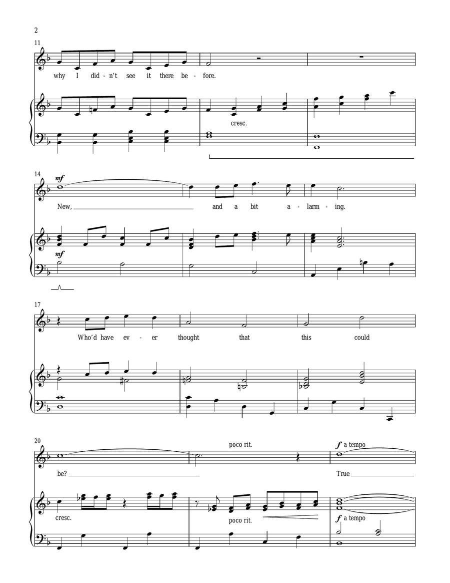 Something There (from Beauty And The Beast) Voice scores gallery preview page 2