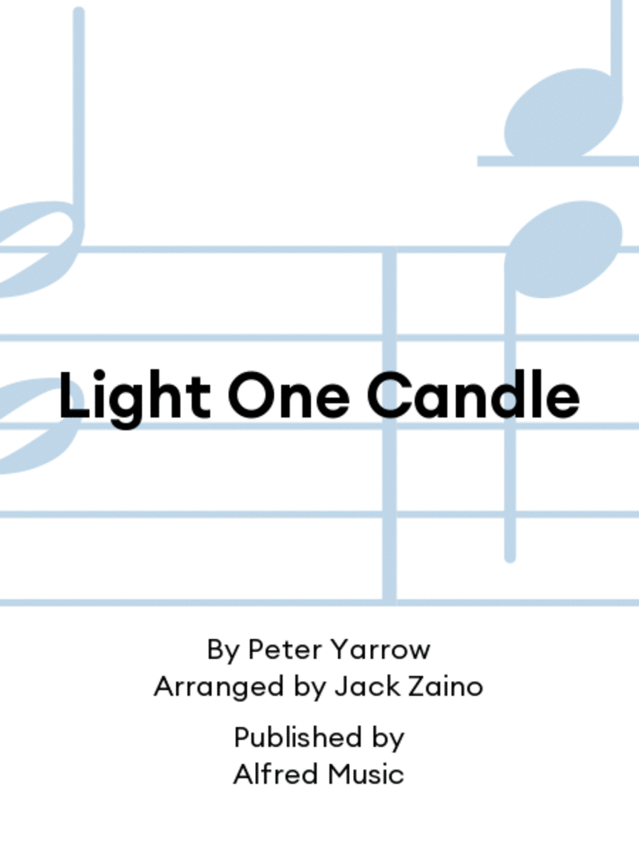 Light One Candle Choir scores gallery preview page 1