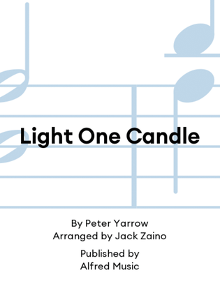Book cover for Light One Candle