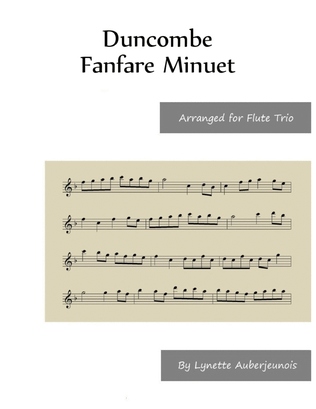 Fanfare Minuet - Flute Trio