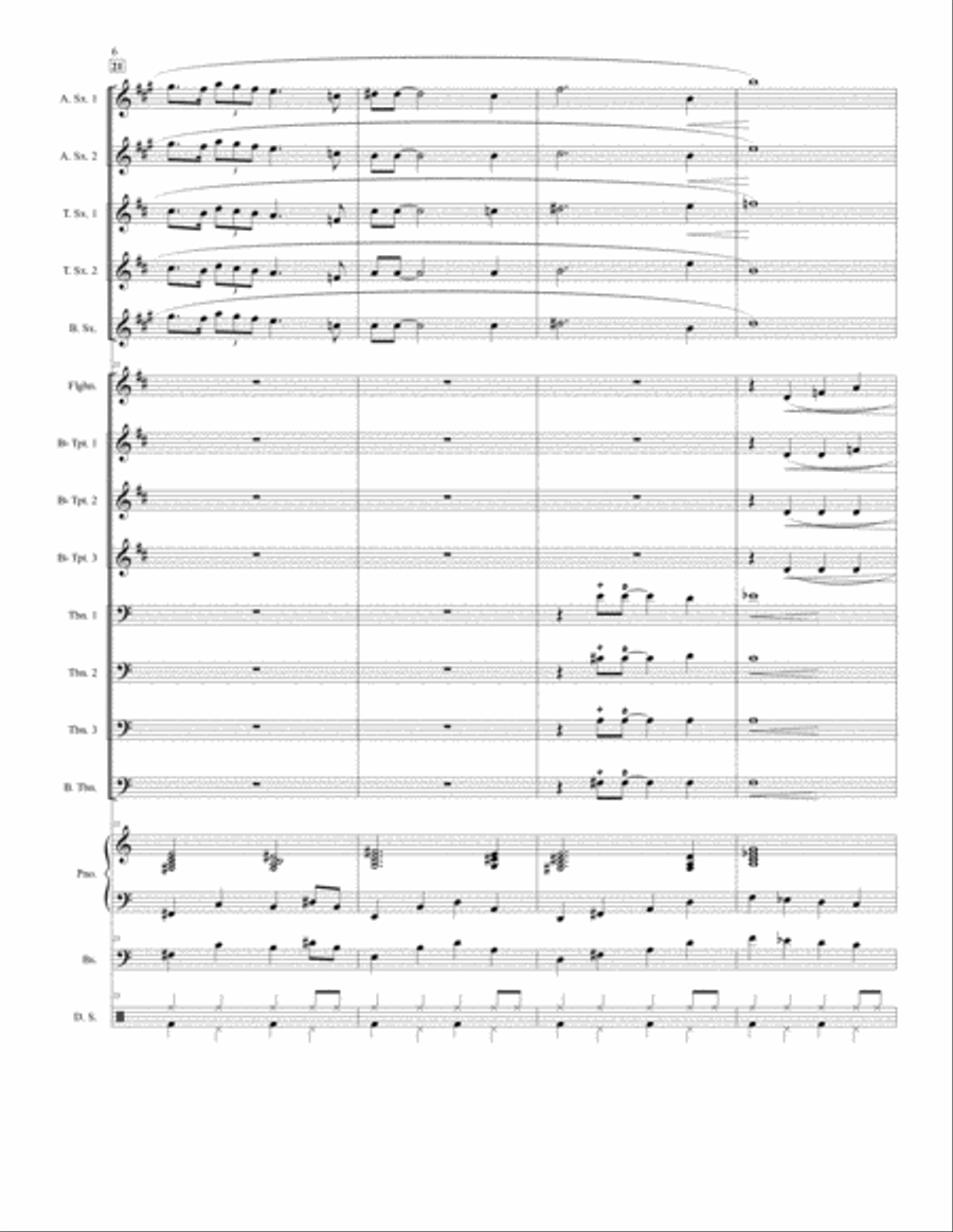 Dreamsville Dreamsville Jazz Ensemble scores gallery preview page 6