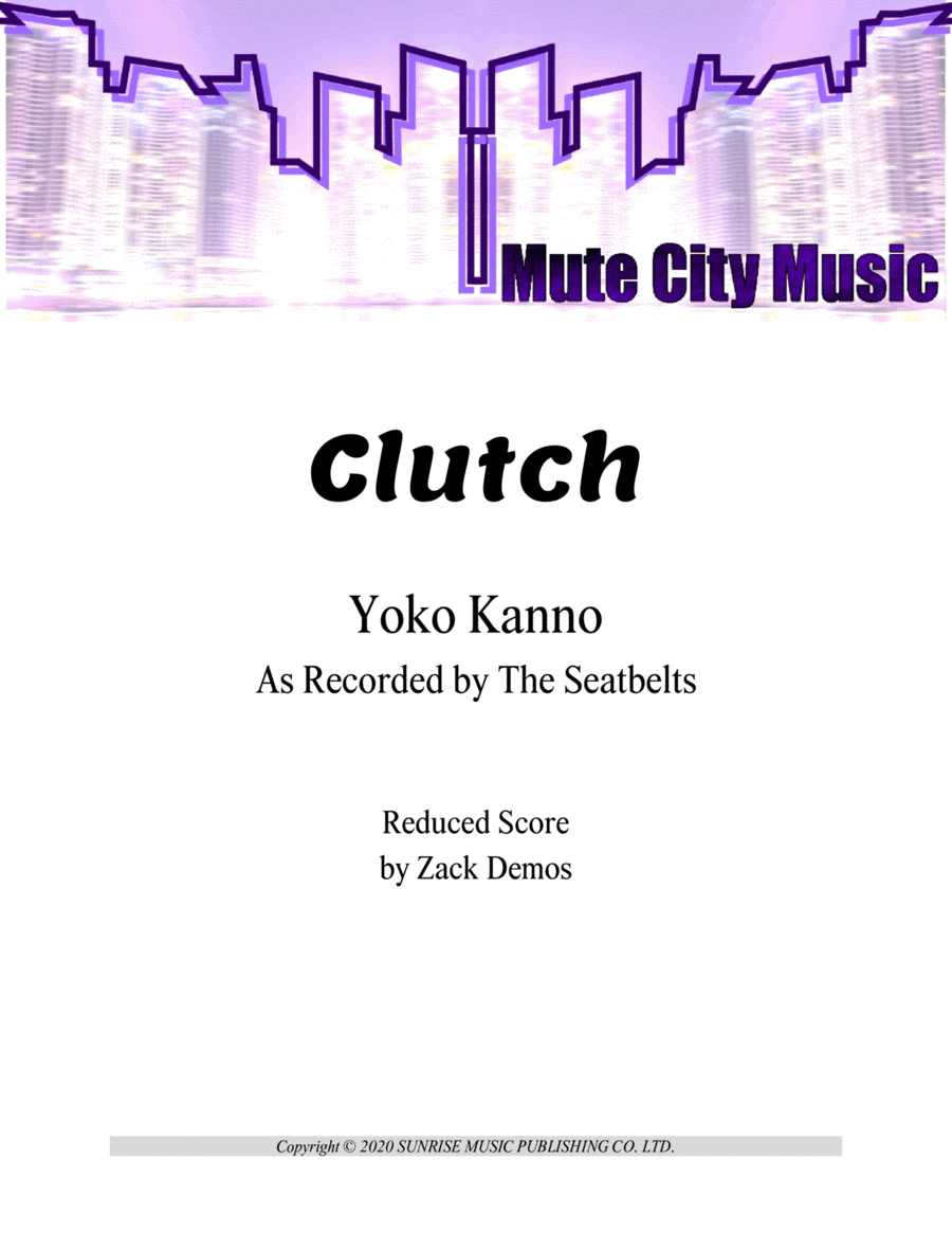 Clutch Jazz Ensemble scores gallery preview page 1