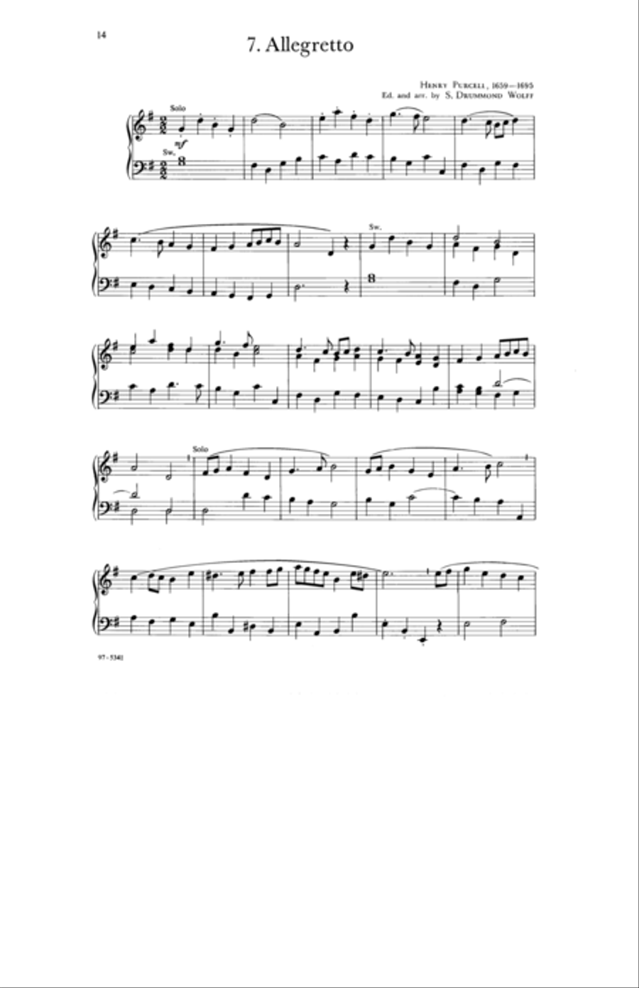 Baroque Music for Manuals, Vol. I Organ scores gallery preview page 6