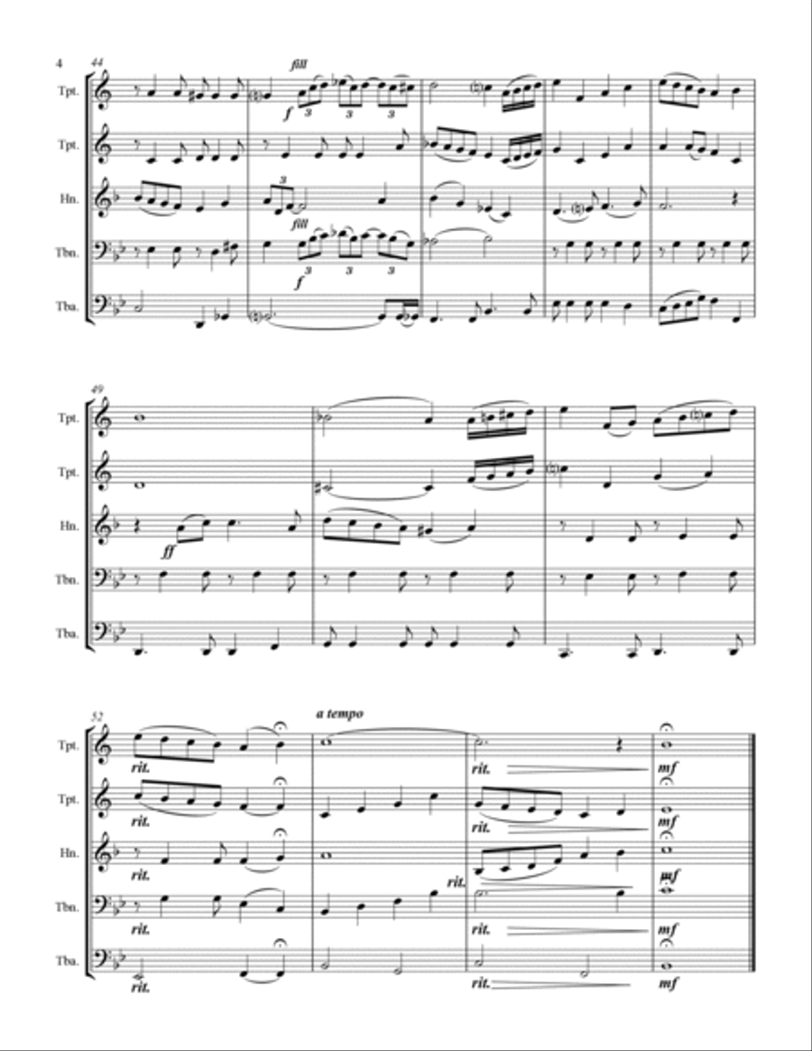 Have Yourself A Merry Little Christmas from MEET ME IN ST. LOUIS Horn scores gallery preview page 5
