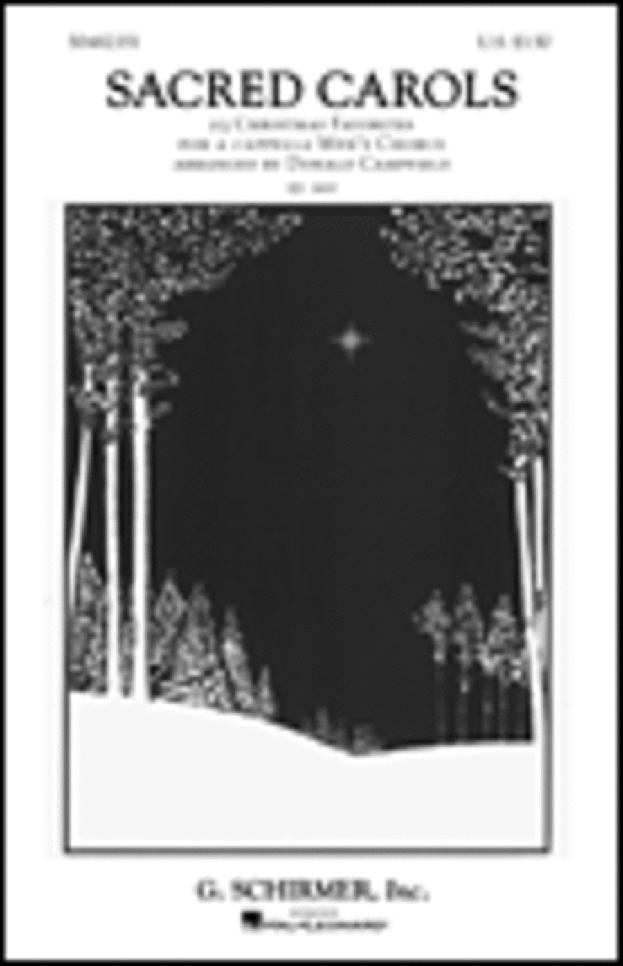 Sacred Carols 23 Christmas Favorites For A Cappella Mens Chorus A Cappella scores gallery preview page 1