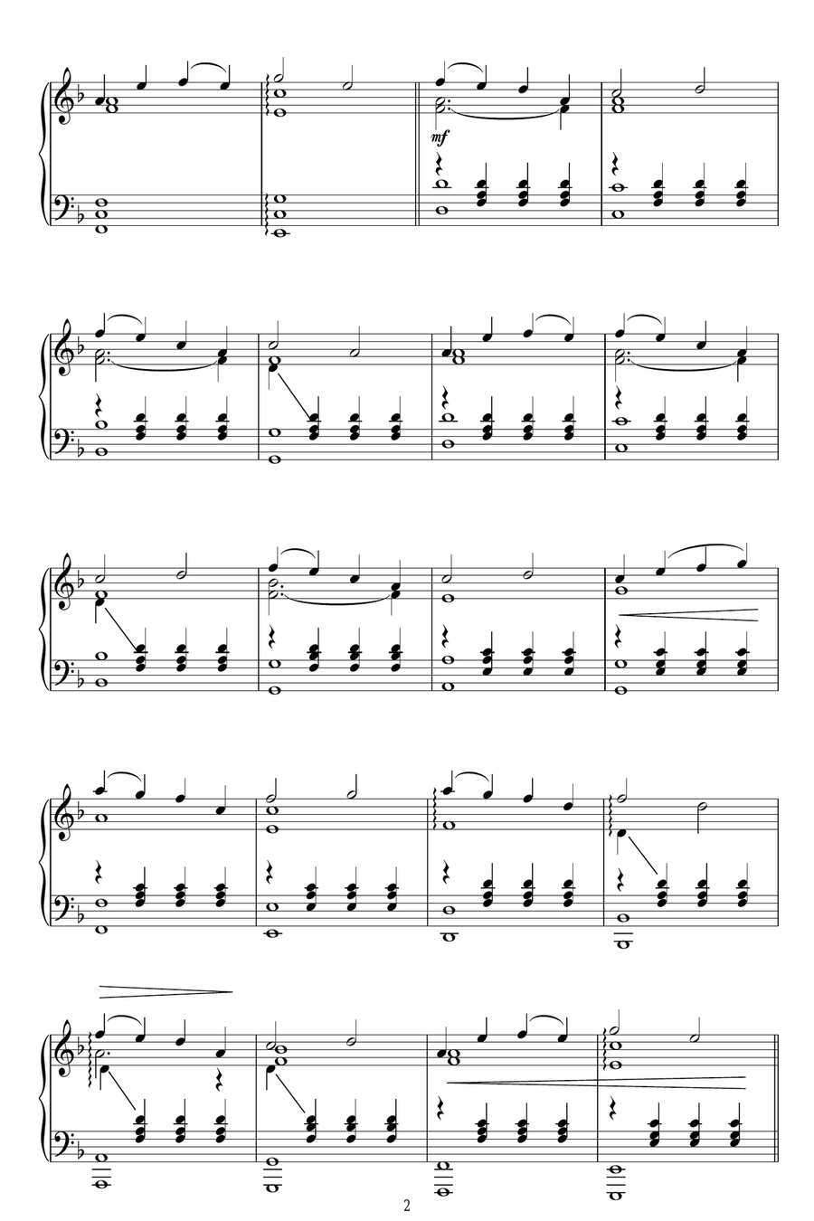 The Departure (from Gattaca) Piano Solo scores gallery preview page 2