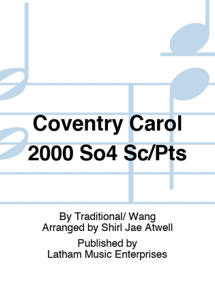 Coventry Carol 2000 So4 Sc/Pts