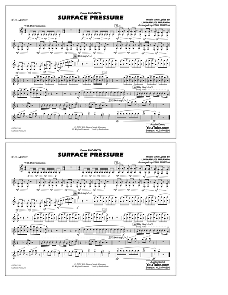 Surface Pressure (from Encanto) (arr. Paul Murtha) - Bb Clarinet