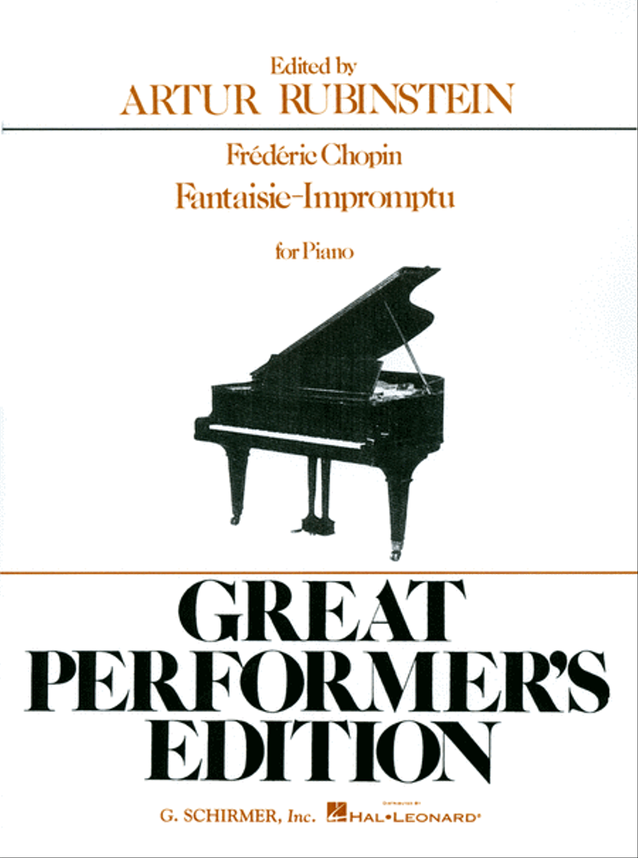 Fantasy Impromptu – Great Performer's Edition Piano Solo scores gallery preview page 1