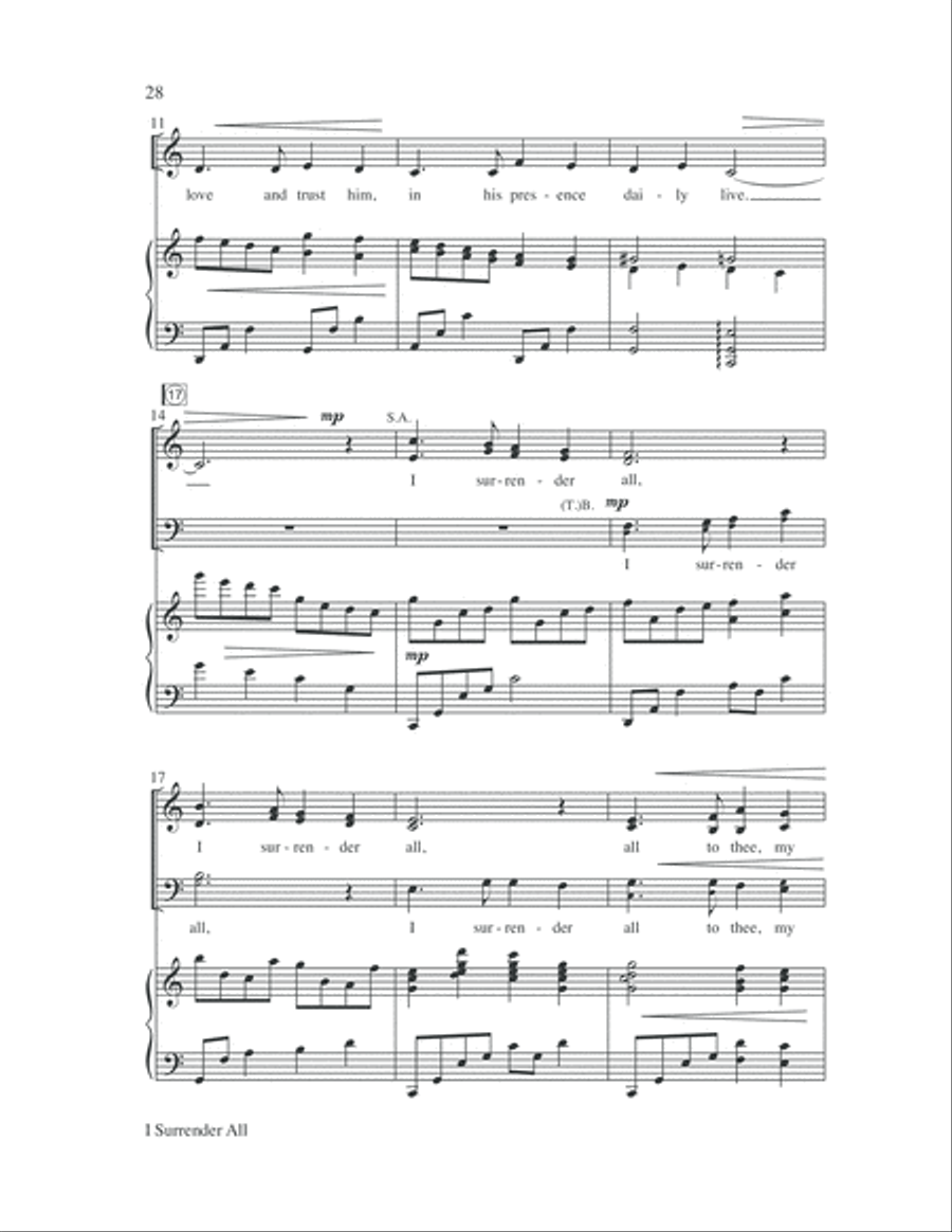The Seven Last Days 4-Part scores gallery preview page 32