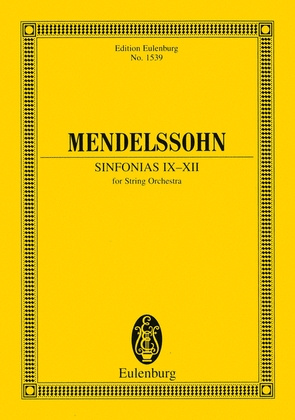 Book cover for Sinfonias IX-XII