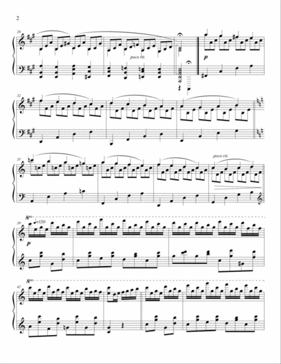 Hours And Days Hours And Days Piano Solo scores gallery preview page 2