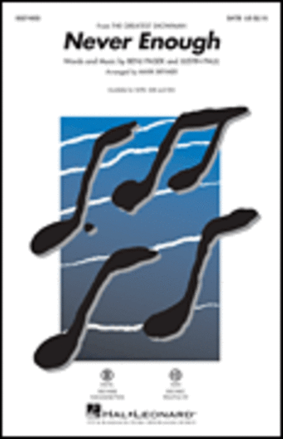 Never Enough 4-Part scores gallery preview page 1