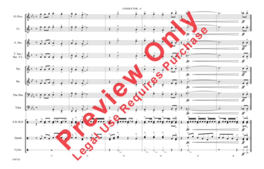 Celebration Marching Band scores gallery preview page 7