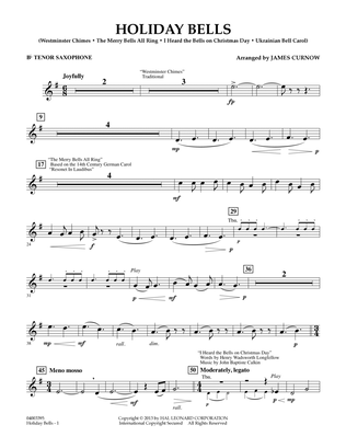 Holiday Bells - Bb Tenor Saxophone