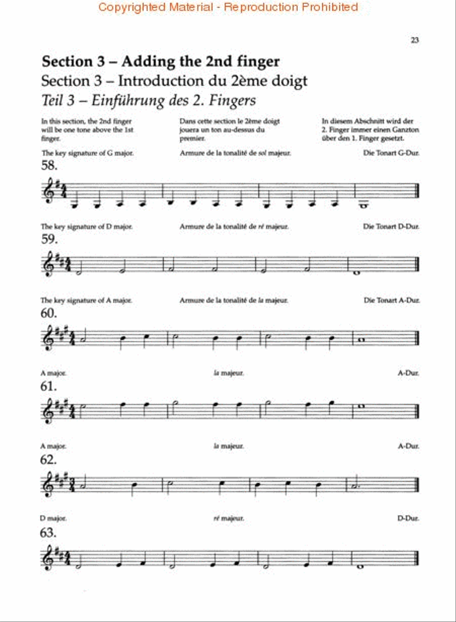 Violin Sight-Reading 1 Violin Solo scores gallery preview page 2