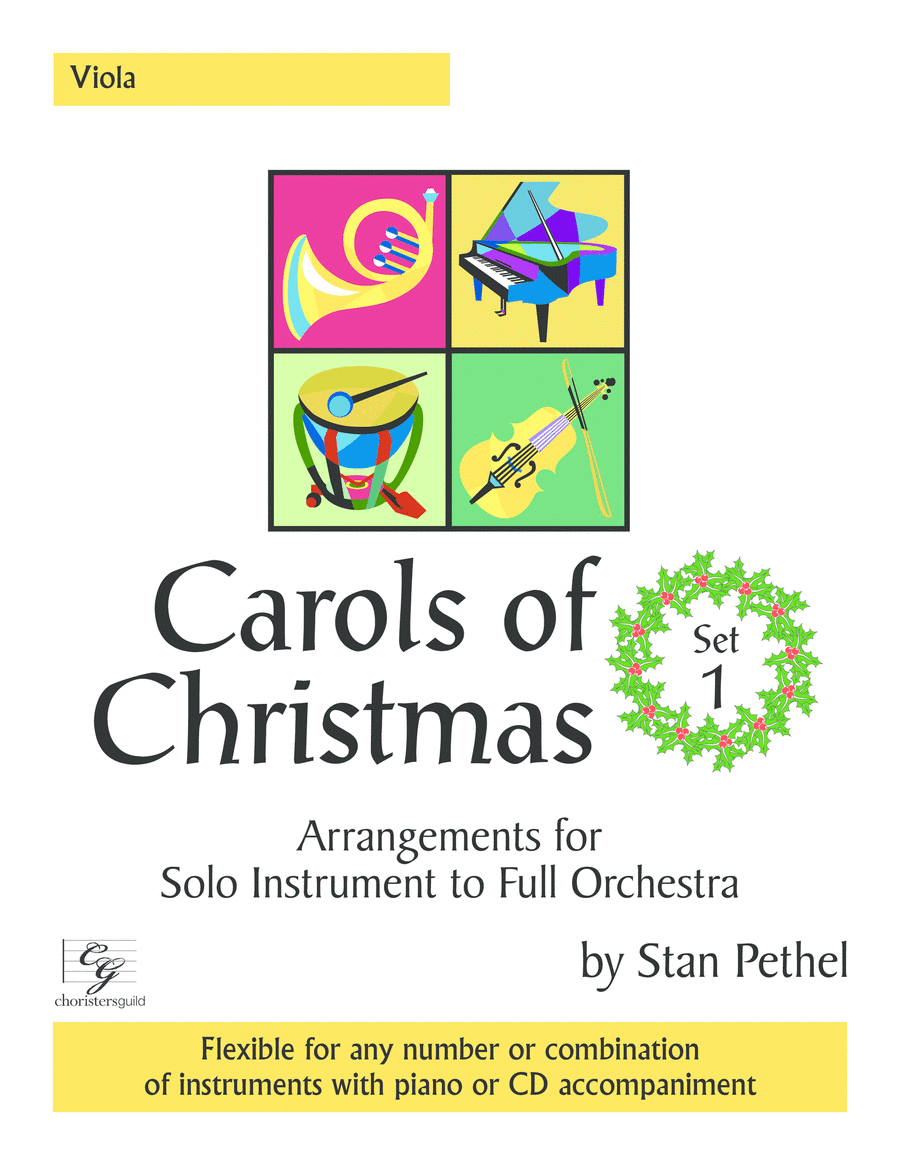 Carols of Christmas, Set 1 - Viola Piano Accompaniment scores gallery preview page 1